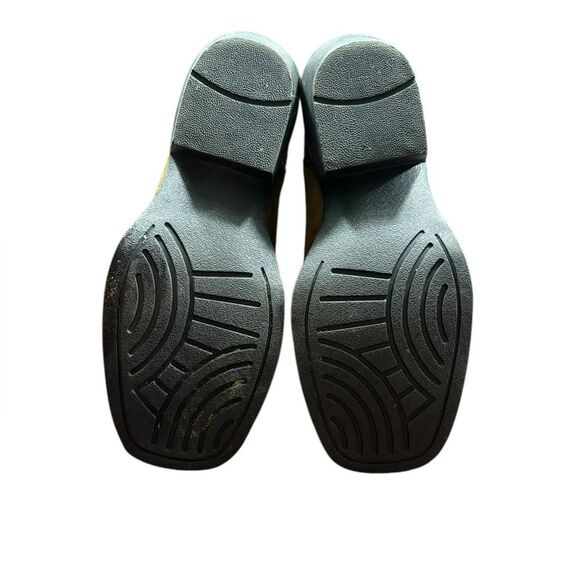 Masterson Boot Co Cowboy Western Boots Brown Leather Round Toe Kids Size 2 - Picture 5 of 9